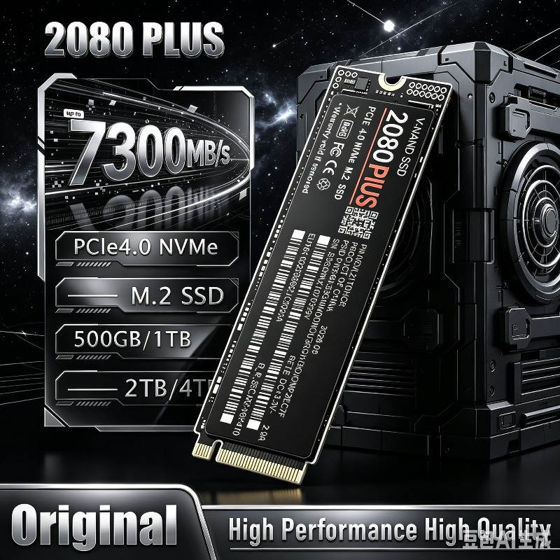 M.2 Nvme 4Tb Pcie 4.0 Ssd - NIEUW 2080 PLUS NVMe M.2 2280