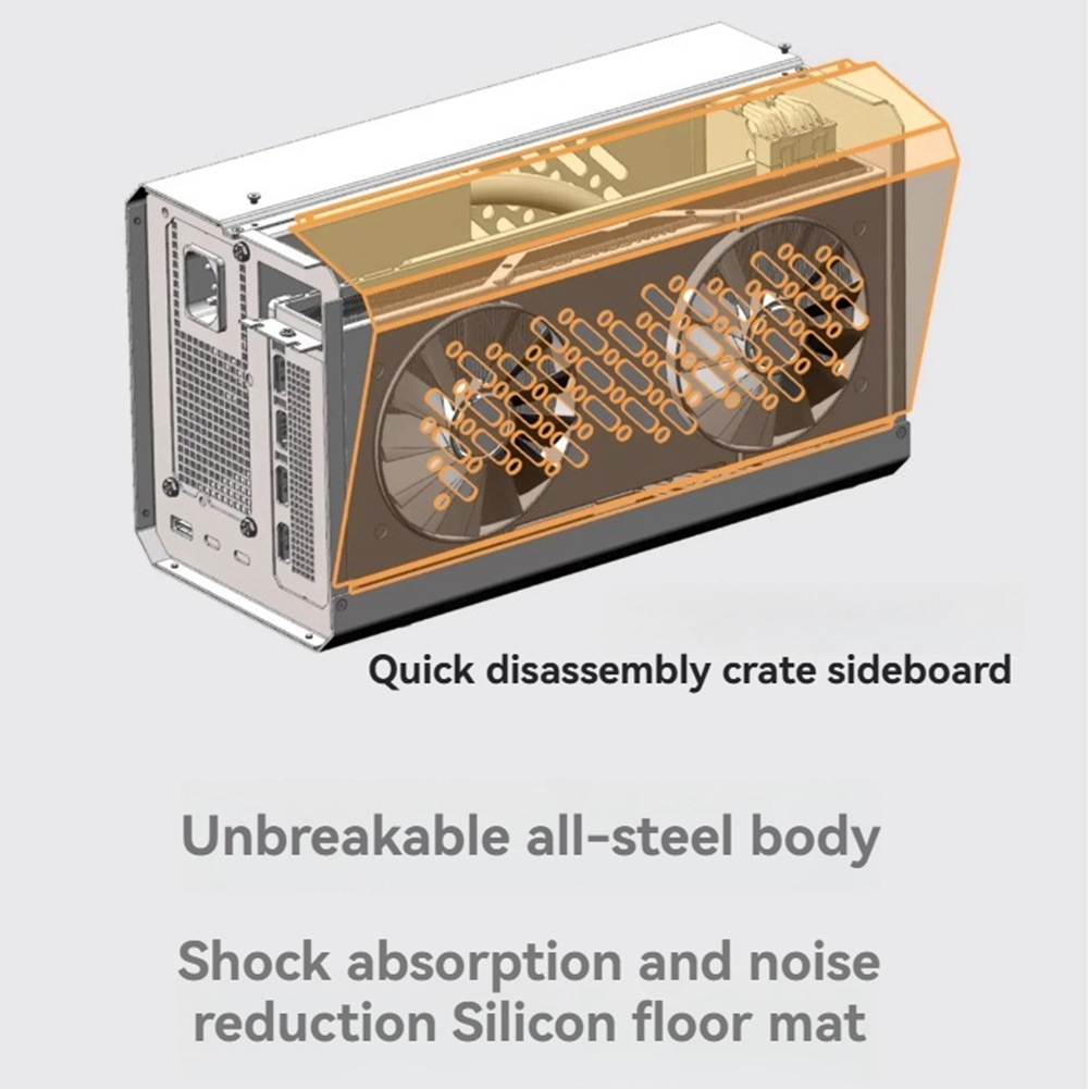 M05K Frame Case Chassis voor T - External Gpu Dock Pcie 4.0 Oculink recensie en prijs