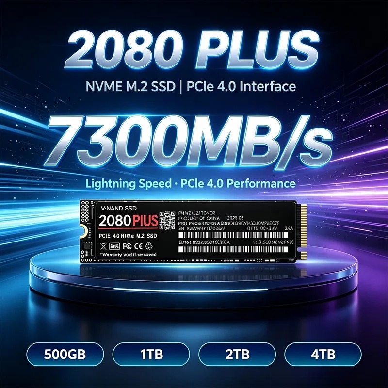 NIEUW 2080 PLUS NVMe M.2 2280  - M.2 Nvme 4Tb Pcie 4.0 Ssd recensie en prijs