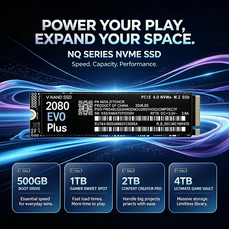 2080 EVO Plus M.2 NVMe 2280 PC - M.2 Nvme 4Tb Pcie 4.0 Ssd recensie en prijs
